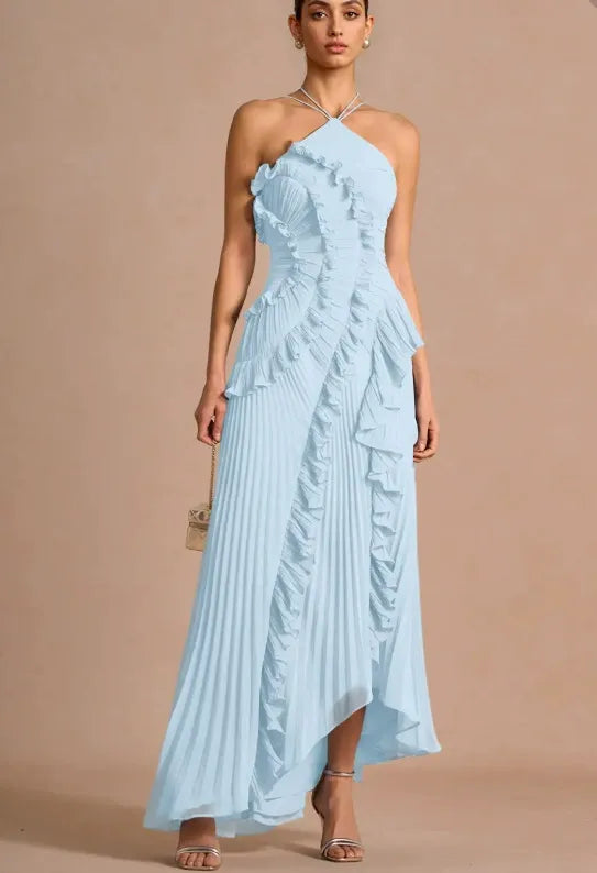 Eleanor - Spiral Ruffle Dress