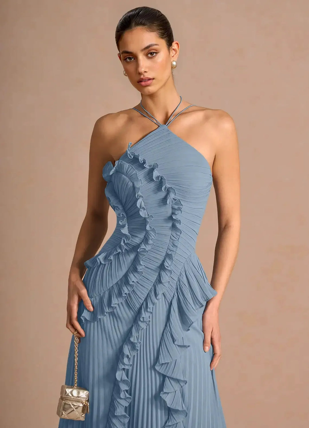 Eleanor - Spiral Ruffle Dress