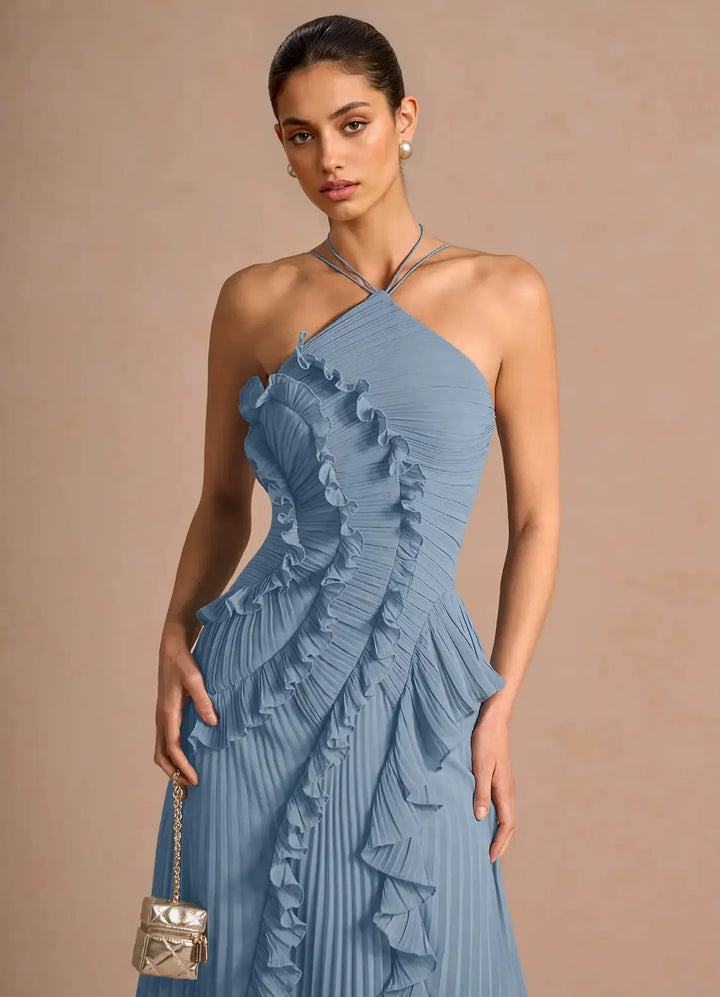 Eleanor - Spiral Ruffle Dress