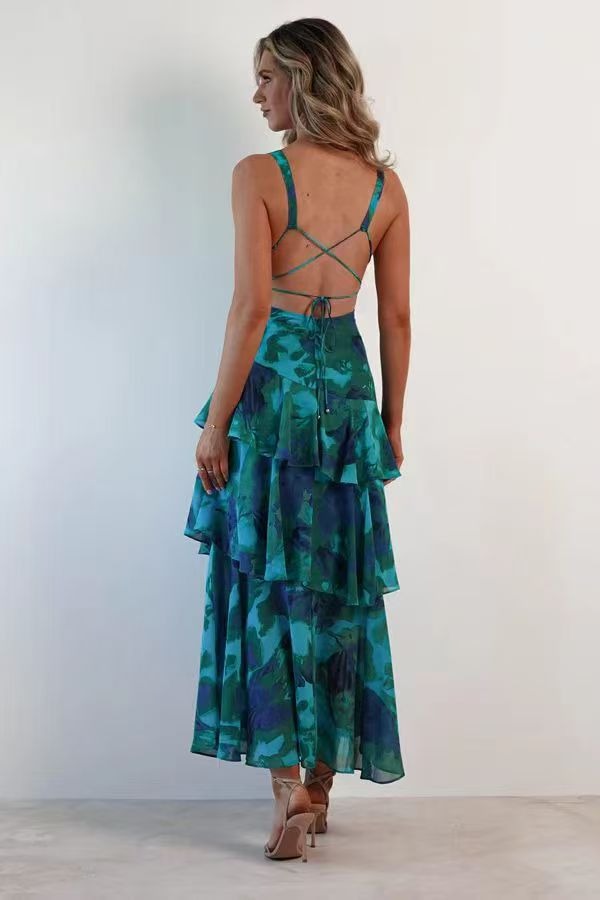 Isla - Floral Ruffle Dress