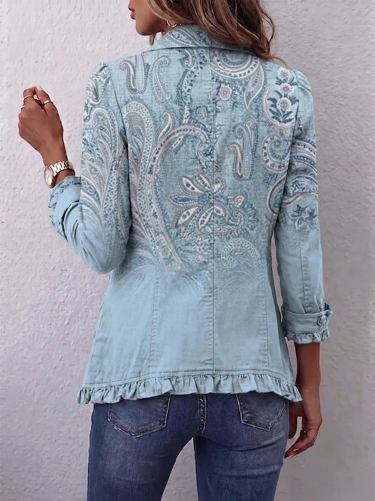Meredith | Retro Paisley Jacket