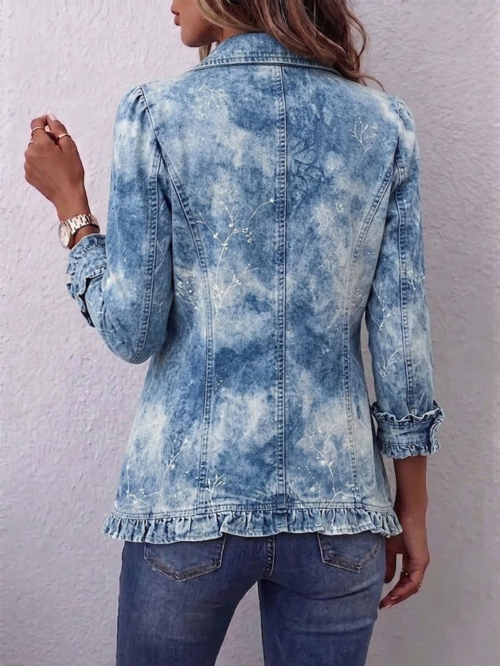 Letitia | Botanical Ruffle Jacket