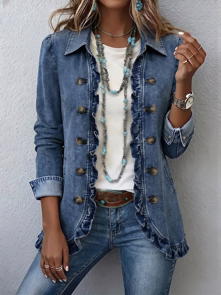 Sybil | Subtle Ruffle Jacket