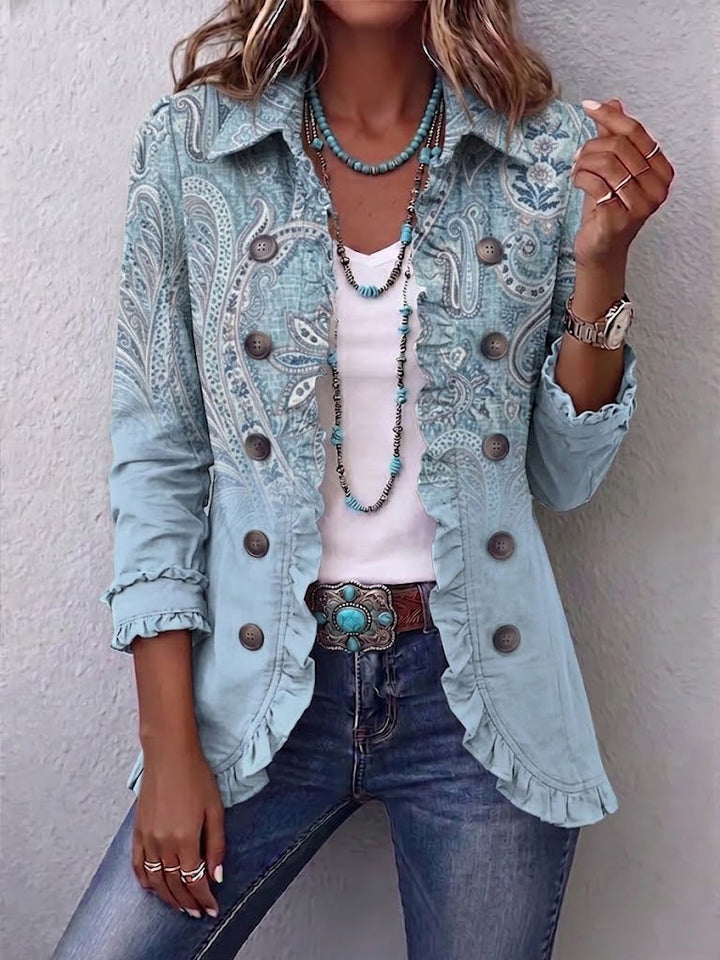 Meredith | Retro Paisley Jacket